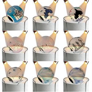 Abalorios DIY de Plata <span class=keywords><strong>S925</strong></span> con logo Fitr <span class=keywords><strong>Ale</strong></span>, Rueda de la Fortuna Arcoíris, Globo Aerostático Arcoíris Colorido y Casa Voladora, estilo Viajes - Product Image 2