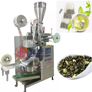 Bustina della macchina imballatrice della bustina di tè verde allentata automatica di nuova progettazione con l'etichetta
