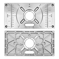 Carpinte-fresadora De Madera De Aluminio, Fresadora Con Anillos, Enrutador Placa De Inserci6r