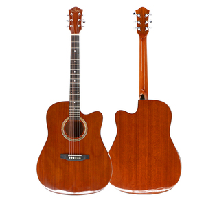 Logotipo personalizado de fábrica Guitarra acústica de 41 pulgadas Instrumentos de cuerda profesionales al por mayor - Product Image 1