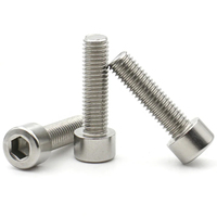 Vis à tête hexagonale à embase cylindrique M1.4 M1.6 M2 M3 M4 M5 M6 en acier inoxydable 304 A2-70 DIN7984, longueur métrique 3-50mm
