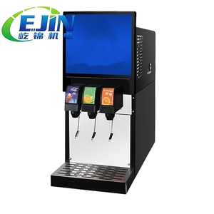 Machine à Cola Automatique EJIN en Acier Inoxydable 3/4 Saveurs, Distributeur de Boissons Gazeuses au Meilleur Prix, 220V/110V pour la Vente en Gros - Product Image 1