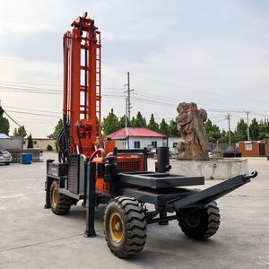 Máquina de perforación de roca de fábrica de China, máquina de perforación de pozos de agua de 200m de profundidad, equipo de plataforma de perforación de pozos - Product Image 1