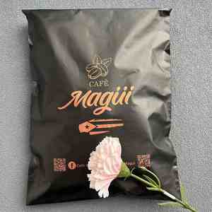 Bolsas de Correo de Polipropileno para Pelucas con su Propio Logotipo, Bolsas de Correo Personalizadas Biodegradables, Bolsas de Envío de Polipropileno Mate Beige - Product Image 1