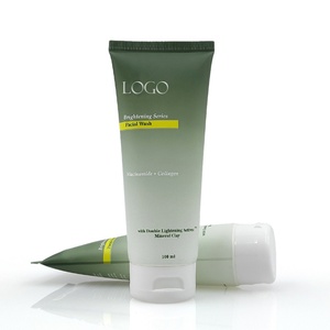 Envase Cosmético para Lavado Facial, Cuidado de la Piel, Contenedor de Plástico para Limpiador Facial, Forma Redonda, Tubo para Crema Limpiadora Facial - Product Image 4