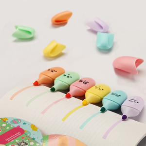 Stylo surligneur pastel mini chat mignon, papeterie, cadeau pour enfants - Product Image 3