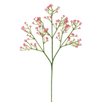 Fleurs artificielles en caoutchouc souple à 3 branches, effet toucher réel, gypsophile en soie, pour bouquet de mariage, décoration intérieure, vente en gros
