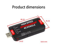 Dongle USB 4G Kecepatan Tinggi FDD-LTE B28 Pita Frekuensi Plug and Play Kartu Jaringan Portabel Modem 4G LTE Stabil Adaptor Dongle USB