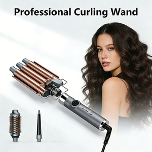 Fer à boucler professionnel 8-en-1 avec fûts interchangeables pour salon WLHC-001 – Conception interchangeable pour un changement rapide - Product Image 1