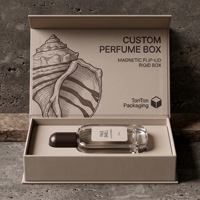Boîte cadeau parfumée blanche personnalisée et boîte magnétique pour parfum avec boîte de présentation en papier pour l'emballage et la présentation de parfums