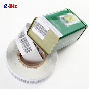 8.2MHz RF Soft Label White Coated Paper Anti-Theft EAS System with Barcode for Clothing Store - Product Image 5