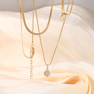 <strong>Boho</strong> <strong>Necklaces</strong> Pendants Vintage Multilayer Choker Fashion Simple Metal Water Drop Fine Jewelry <strong>Necklaces</strong>(old) - Product Image 2