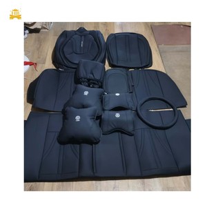 Housse de <span class=keywords><strong>siège</strong></span> <span class=keywords><strong>auto</strong></span> de haute qualité en cuir, entièrement couvrante, avec coussins - Product Image 2