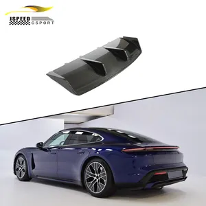Diffuseur arrière sec en Fiber de carbone pour <span class=keywords><strong>Porsche</strong></span> <span class=keywords><strong>Taycan</strong></span> 9J1 <span class=keywords><strong>Turbo</strong></span> <span class=keywords><strong>S</strong></span> Sedan 4 portes 2019-2021 - Product Image 1