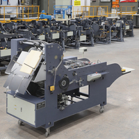 Machine automatique de fabrication d'enveloppes Rongda 250D avec moteur PLC, engrenage et moteur haute vitesse 4000-12000 pièces/heure pour invitations de mariage