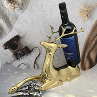 Vin cadeau casier à vin cerf porte-bouteille de vin Statue présentoir comptoir support mariage centres de table décorations de table pour la maison
