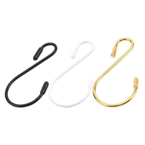 Vàng Đen Sliver <span class=keywords><strong>S</strong></span> Hình Móc Treo Nhiệm Vụ Nặng Nề <span class=keywords><strong>S</strong></span> Móc Móc Áo Cho Nhà Bếp Phòng Tắm Phòng Ngủ Văn Phòng Pan Áo Túi Cây Hange - Product Image 2