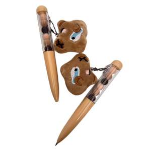 Bolígrafo con Elementos de Dibujos Animados con Logotipo Personalizado, Bolígrafo Giratorio con Colgante de Peluche, Regalos Creativos para Niños con Sonido - Product Image 2