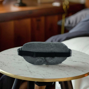 Heenlong bông sang trọng hỗn hợp polyester Chặn ánh sáng tùy chỉnh dây đeo đàn hồi siêu mềm mắt Mặt nạ ngủ cho tất cả các loại da - Product Image 2