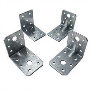 Connecteurs <span class=keywords><strong>d</strong></span>'<span class=keywords><strong>angle</strong></span> en zinc galvanisé <span class=keywords><strong>pour</strong></span> la construction en bois - Vente en gros - Product Image 3