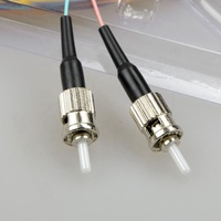 Pigtail Bundel Serat Optik 12-Core ST/UPC 0.9mm 1.5m G652D 9/125um Singlemode Kompatibel POE untuk Penggunaan Dalam Ruangan