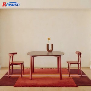 Muebles de comedor de jardín <span class=keywords><strong>Silla</strong></span> de aluminio para exteriores Respaldo de <span class=keywords><strong>media</strong></span> <span class=keywords><strong>luna</strong></span> para todo clima Sillas apilables para cafetería Restaurante Patio - Product Image 6