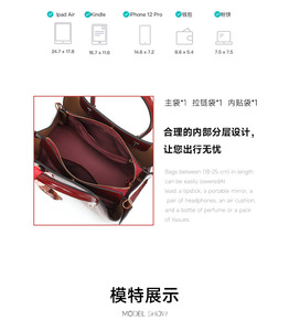 Nouveaux sacs à bandoulière de créateurs de mode, sacs à main en cuir PU de haute qualité, sacs messager décontractés, sacs à main et pochettes de luxe pour femmes - Product Image 3