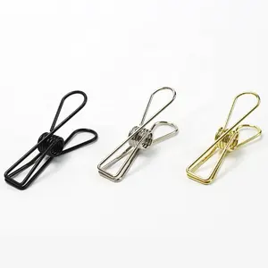 Multi-Color Metal Clips For Bags Metal Clips For Clothing Photo Clip Led String Lights Suppliers Camping Multifunctional Tool