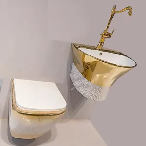 Lavabo wc set appeso tappetino colore armadio portatile divisorio wc bidet testurizzato appartamento Sanitaire set banheiro