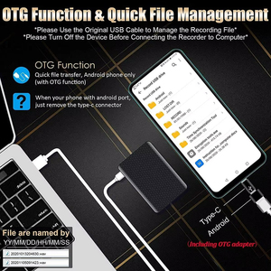 Professional HD Digital Voice Recorder With Noise Cancellation And Long Battery Life File Encryption Audio <b>Recording</b> <b>Pen</b> For - Product Image 3