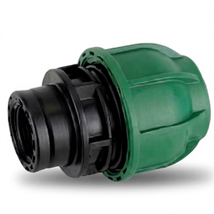 Acoplador Recto de Baja Presión TERRACORE SAP1003 de Plástico Verde Resistente a la Corrosión y a los Rayos UV para Sistemas de Mangueras de Riego - Product Image 1