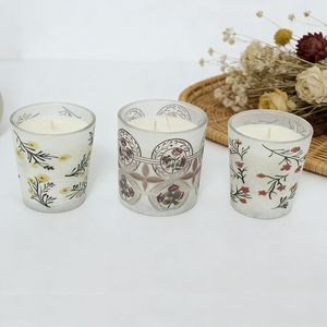 Bougie artisanale en cire de soja, aromathérapie, dans un bocal en verre, parfumée, décoration de luxe pour la maison, cadeau de mariage, anniversaire, Noël - Product Image 5