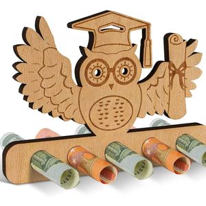 Ornement trèfle à quatre feuilles en bois gravé pour jeunes, idéal pour les garçons et les filles, parfait pour les fêtes de remise des diplômes – Nouveauté très prisée pour la saison des diplômes - Product Image 2