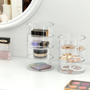 Belt <strong>Storage</strong> <strong>Box</strong>, Transparent Acrylic Belt <strong>Storage</strong> <strong>Box</strong> Multi-Cell <strong>Storage</strong> Household Watches/<strong>Ties</strong>/Jewelry/Rings and Other Access - Product Image 3