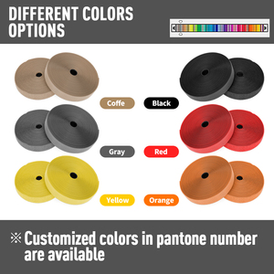 para accesorios de prendas de vestir de 2 "1" pulgadas <span class=keywords><strong>3</strong></span> 8 pulgadas cinta 16mm coser en correa de gancho y bucle de 1,5 pulgadas - Product Image 3