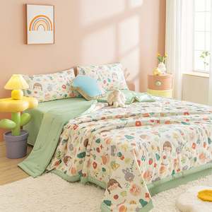 Super Soft and Warm Crib Polyester <b>Blanket</b> Summer Thin Cotton Cooler <b>Quilt</b> - Product Image 4