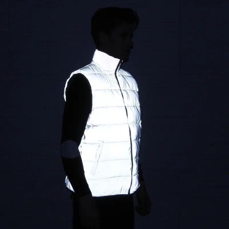 Hot Sale Oem Odm Winter Dicke wasserdichte Weste für Männer Baumwolle Veste Lumineuse Reflective Safety Herren Xl Puffer Weste