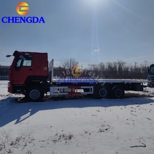 Camion à plateau robuste utilisé HOWO 380HP 6x4 10 roues LHD/RHD Euro 2 3 4 5 20 25 tonnes de seconde main camions à caisse plate à vendre - Product Image 3