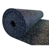 Fit First Premium EPDM Gym Gummi boden rollen mit hoher Dichte