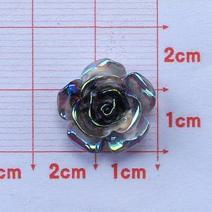 Escultura de Rosa Roja Artística Pintada a Mano al por Mayor, de Resina, con Flores de Colores Brillantes para Decoración del Hogar - Product Image 6