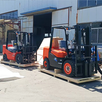 Nouveau chariot élévateur diesel 2 tonnes 3 tonnes, mât triplex à deux étages, levage complet pour entrepôt et centre de distribution CE ISO