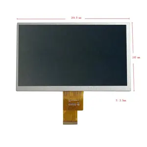 Sunlight Readable Ips 1000nits Display 7 Inch 1024*600 Tft Lcd Module Lvds 40pins Optional Touch Display With Driver Board