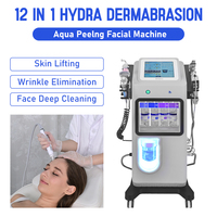 Appareil de soin du visage à jet d'oxygène, soin du visage hydratant en profondeur, 12 en 1, Hydra Shrink Pores, taches blanches, machine de beauté Hydra