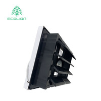 Avec Grille 6 "8" 10 "12" Métal Shell Mur Fenêtre Persienne Ventilation Ventilateur d'Échappement pour Fumoir