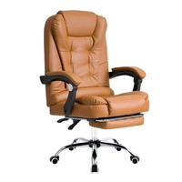 Chaise de bureau de direction ergonomique en cuir PU confortable et luxueuse de style moderne, réglable et pivotante, fabriquée en Chine