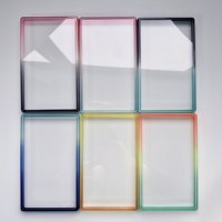 Vente en gros : Présentoir rigide en TPU à couleur dégradée avec plaque en PC et support pour cartes PSA personnalisées et cartes gradées