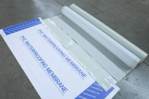 Maison étanche à l'eau Protection du toit Feuilles de toiture en plastique Barrière d'eau Pvc Feuille de fondation Membrane étanche - Product Image 2