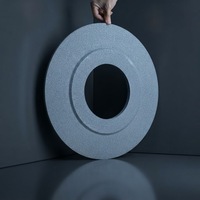 Meule convexe simple de haute précision, outil abrasif stable pour le rodage fin des composants d'instruments, production en usine