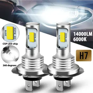 סין מפעל ישיר מחיר 1800lm 08-30v 6500k Led ערפל/נהיגה אורות H7 H8/H11 3570 Led פנס הנורה רכב