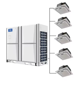 Sistema VRF, <span class=keywords><strong>Aire</strong></span> <span class=keywords><strong>Acondicionado</strong></span> Multi-split, <span class=keywords><strong>Bomba</strong></span> de <span class=keywords><strong>Calor</strong></span> Inverter DC, R410a, Equipo HVAC Central, para Hoteles, Oficinas y Edificios - Product Image 2